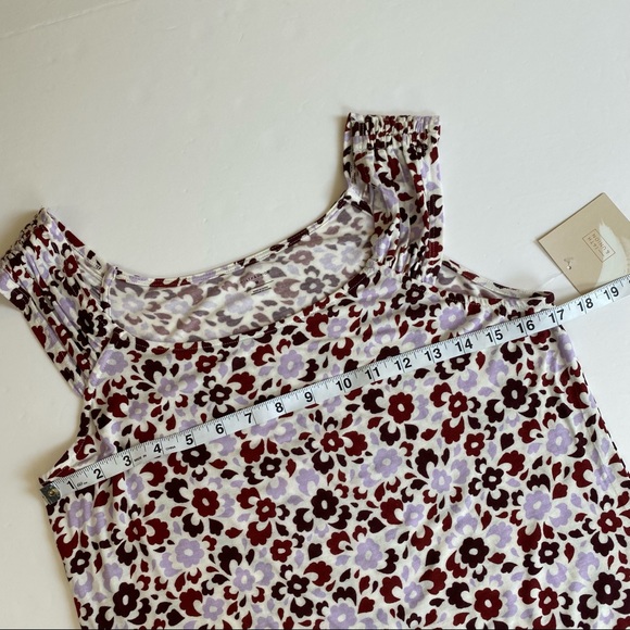 NWT 14th & Union floral tank top - Picture 6 of 7